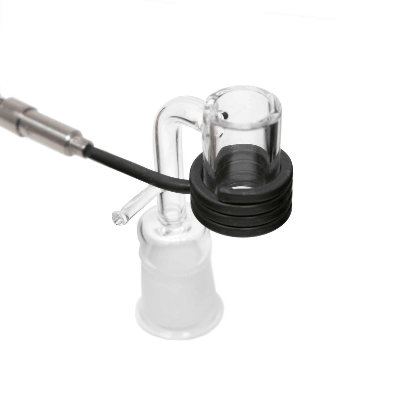 Quartz Enail E-Banger 18mm Female for 20mm Coil (Enail) | In Use View | Dabbing Warehouse