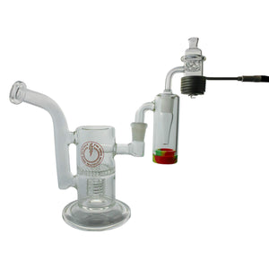Reclaim Catcher | In Use Kit View 14mm Male Dab Reclaim Catcher | Dabbing Warehouse