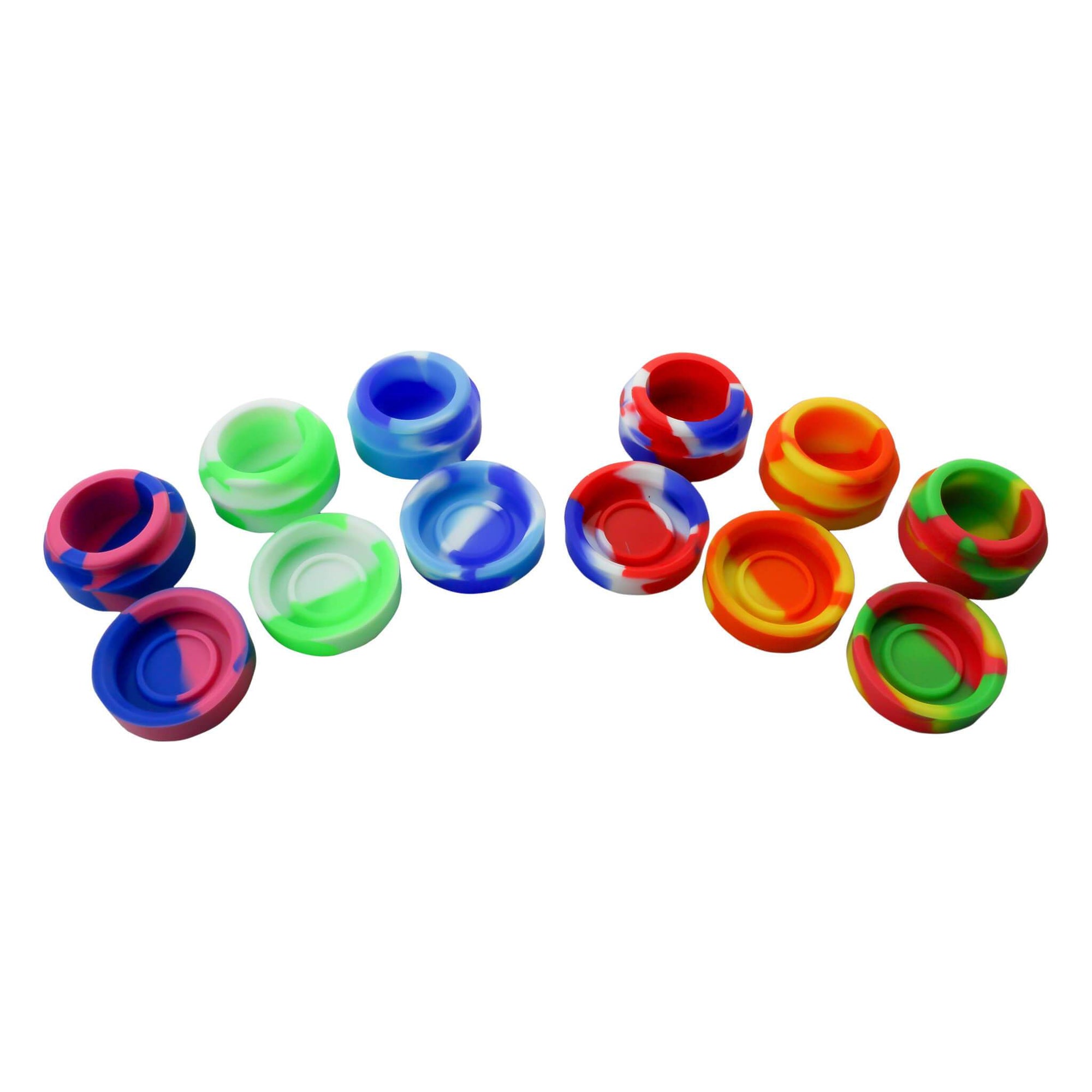 Reclaim Catcher | Dab Reclaim Catcher Colorful Silicone Container Open View | Dabbing Warehouse