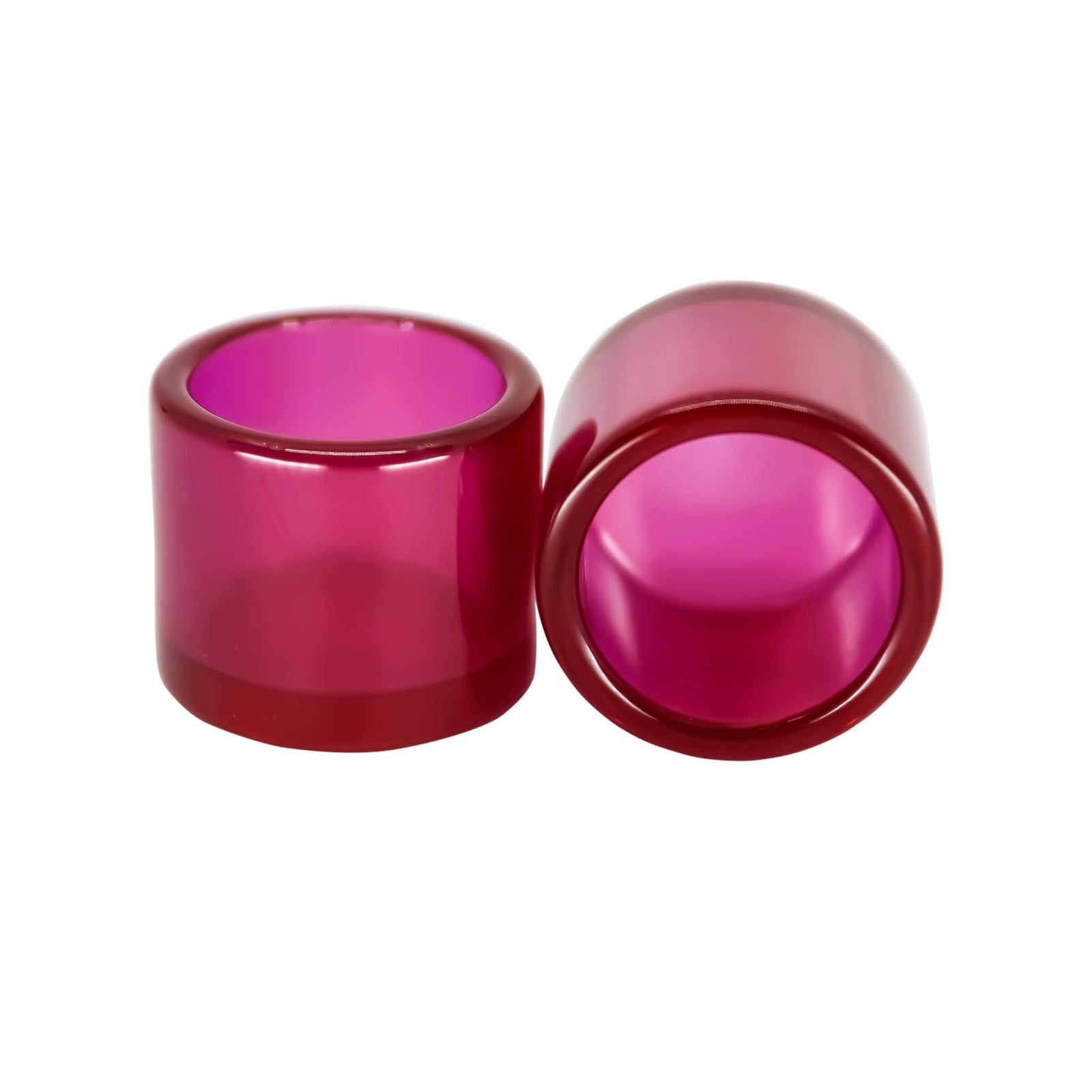 Ruby Cup Insert | 25mm Banger | Ruby Gem Insert Cup In Banger View | Dabbing Warehouse