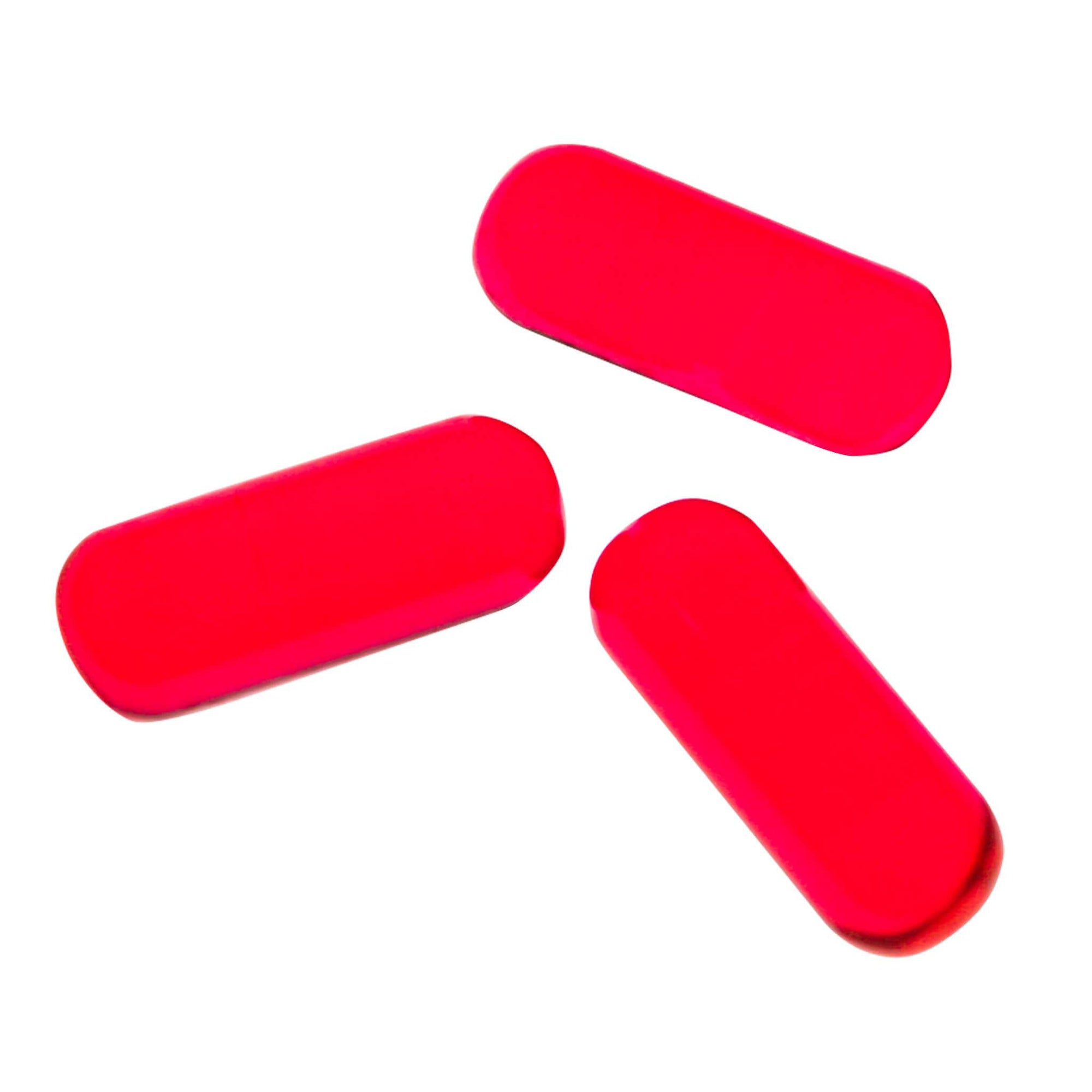 Ruby Dab Terp Pills | Three Ruby Gem Pill View | Dabbing Warehouse