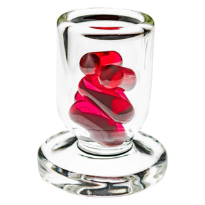 Ruby Dab Terp Pills | Ruby Gem Pills In Holder Cup View | Dabbing Warehouse