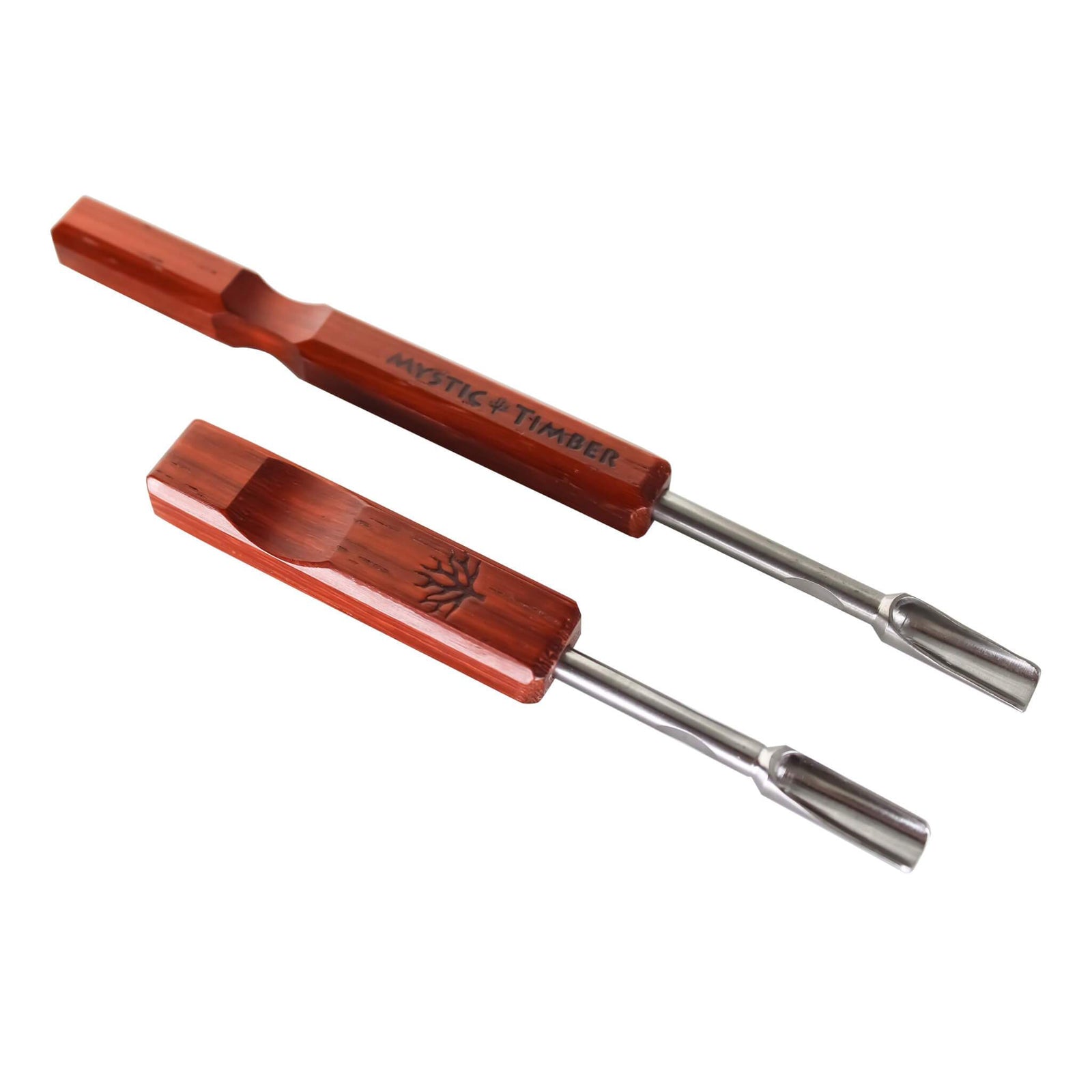 SauceScoop Midi Dab Tool | Mystic Timber Dab Tool Alternate View | Dabbing Warehouse