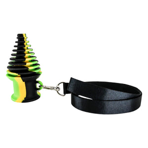 Silicone Rubber Mouthpiece with Strap | Alternate Color Variation Profile View Seven | DW
