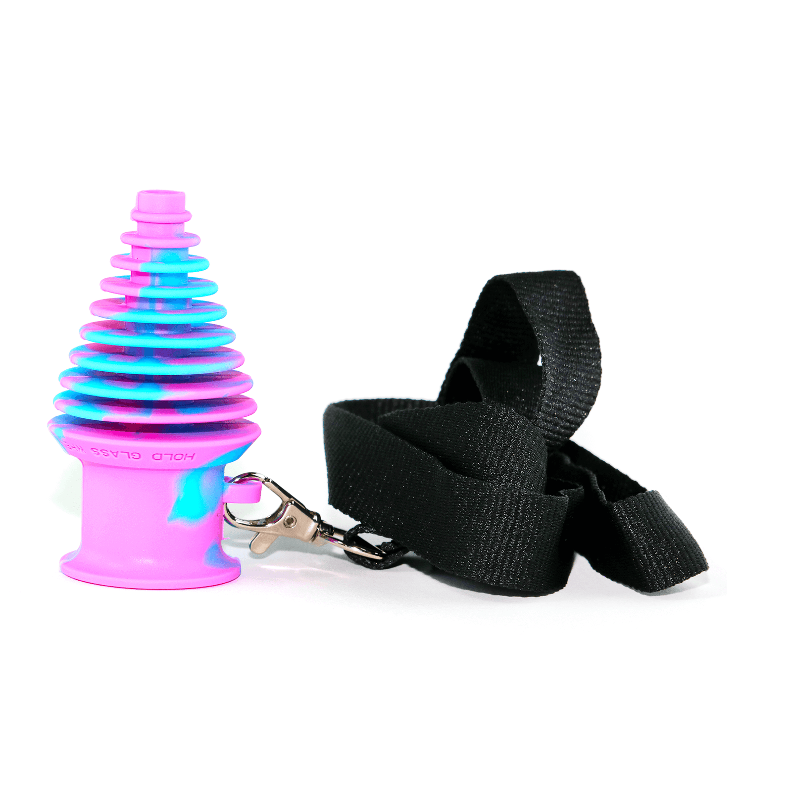 Silicone Rubber Mouthpiece with Strap | Alternate Color Variation Profile View Three | DW