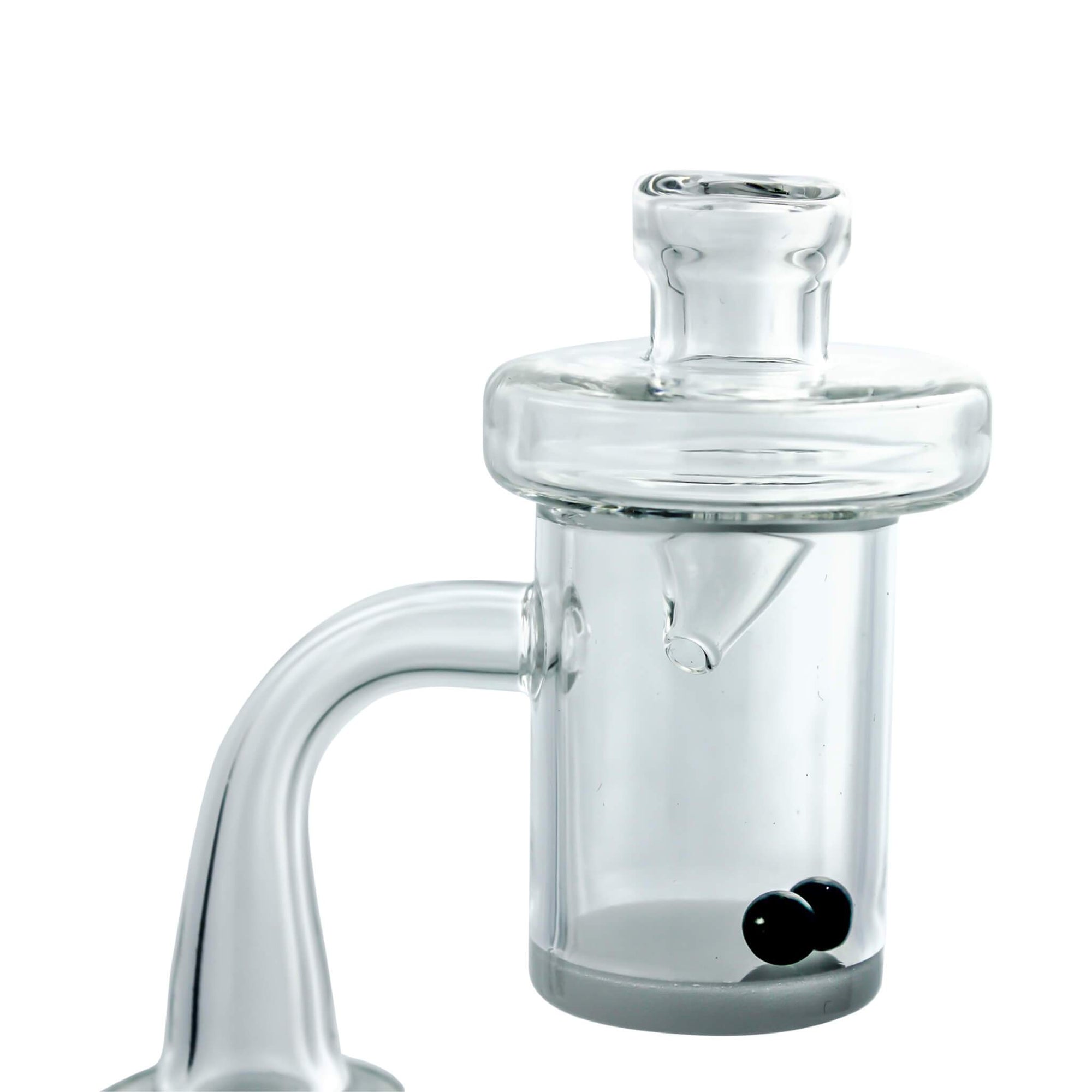 Single Nozzle Hollow Rivet Carb Cap | In Use View On Banger | Dabbing Warehouse