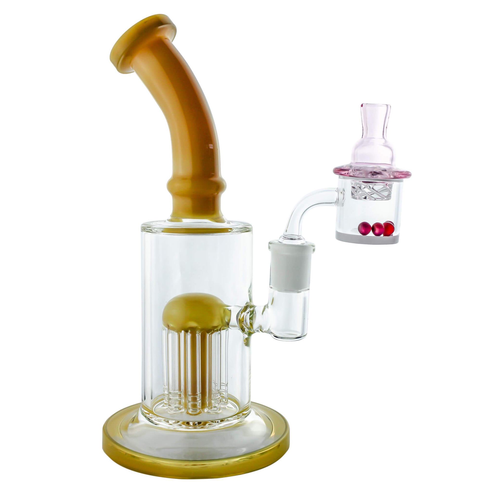 Spin Matrix 30mm Opaque Banger Complete Dabbing Kit #3 | Yellow Complete Kit View | DW