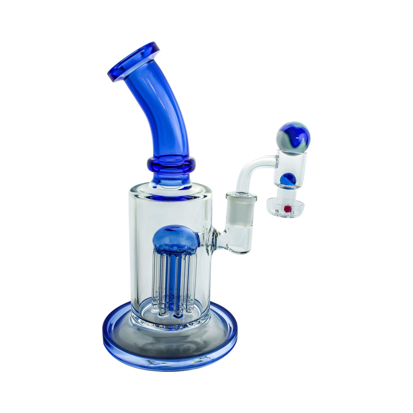 Spin Matrix Marbled Terp Slurper Complete Dabbing Kit #1 | Blue Color Kit With Torch View | DW
