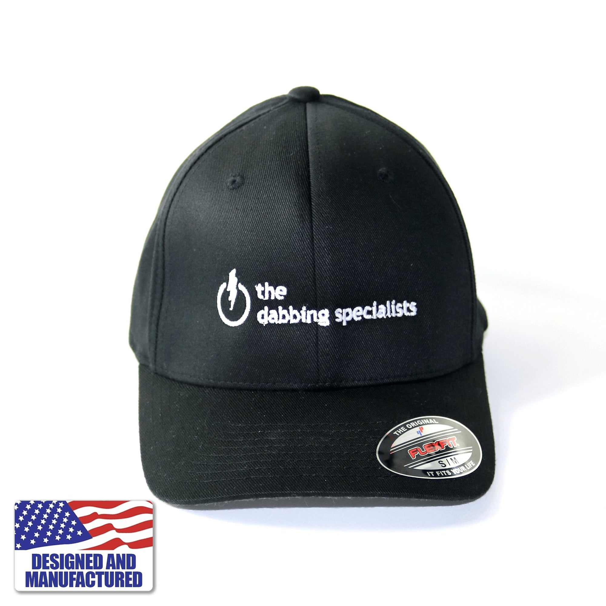 The Dabbing Specialists Bolt Hat | FlexFit | Front View | Dabbing Warehouse