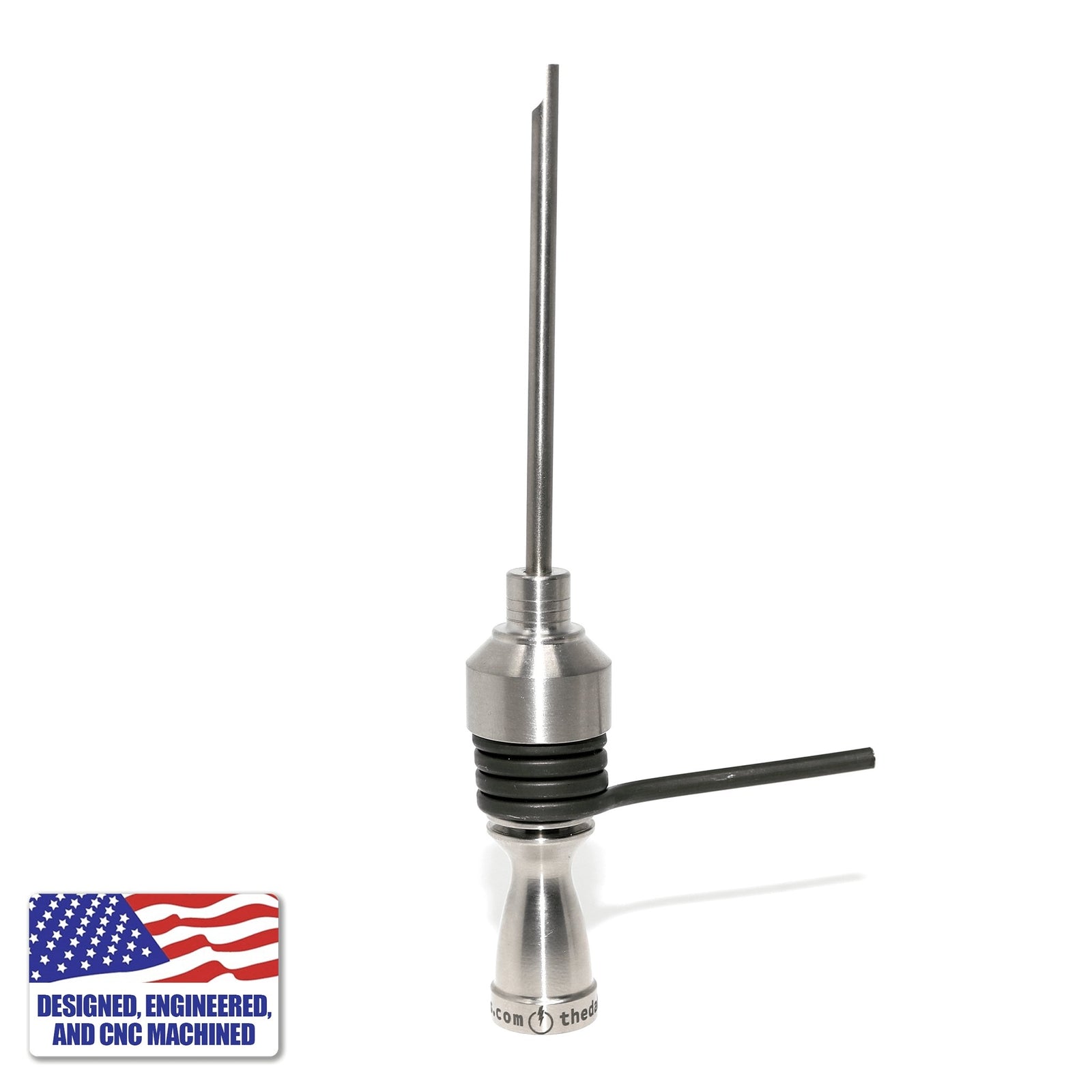 Titanium Dab Kit | 16mm Coil | 14mm/10mm Female Adapter | Profile View | Dabbing Warehouse