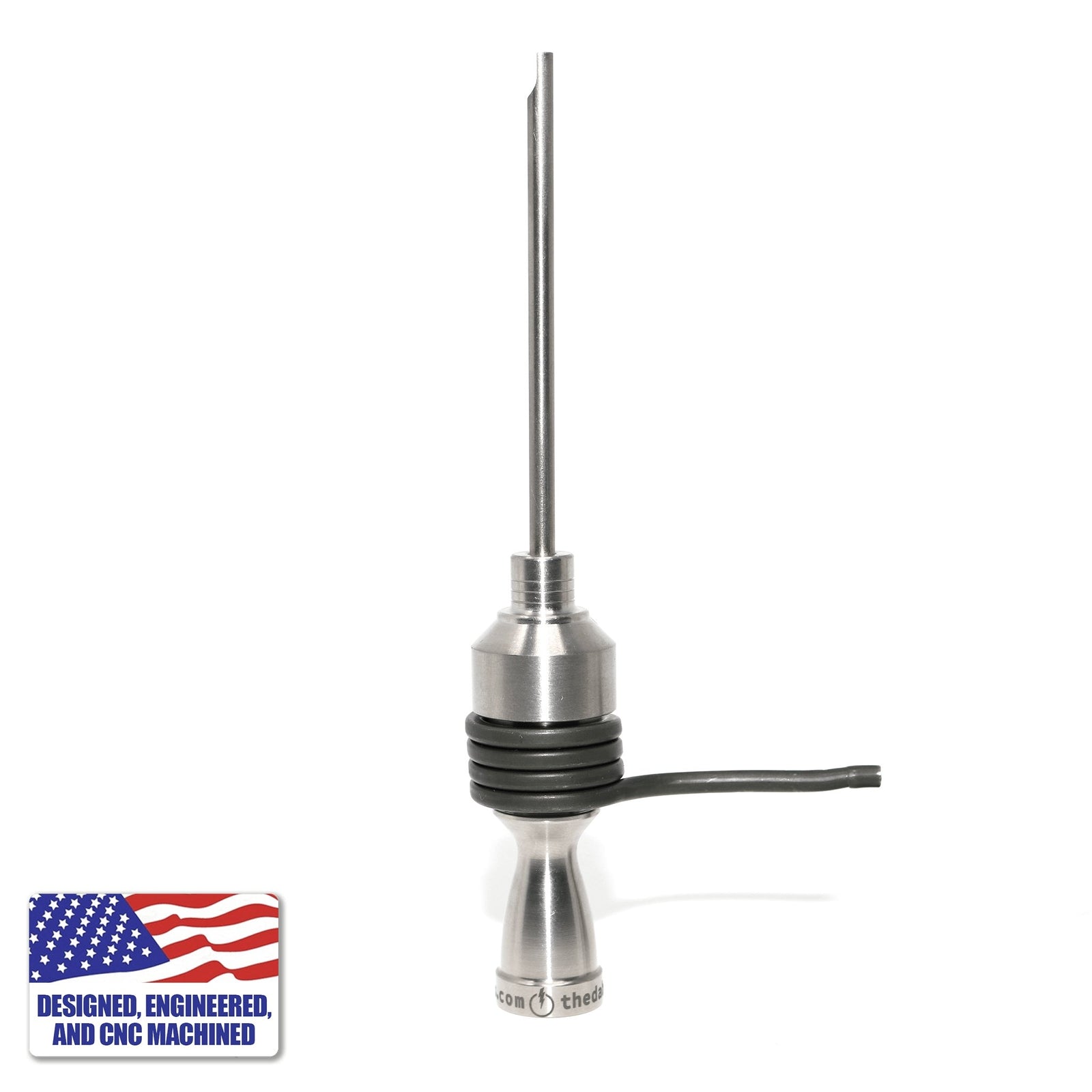 Titanium Dab Kit | 20mm Coil | 14mm/10mm Female Adapter | Profile View | Dabbing Warehouse