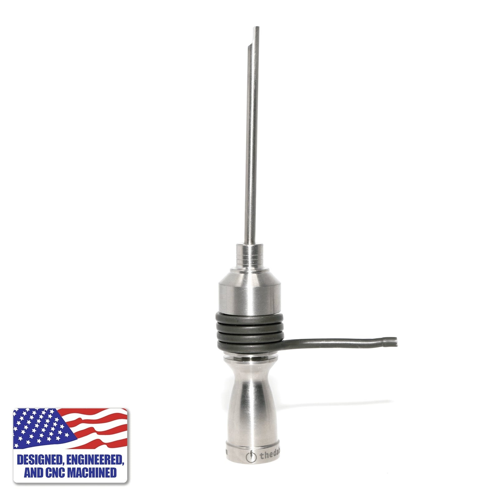 Titanium Dab Kit | 20mm Coil | 18mm/14mm Female Adapter | Profile View | Dabbing Warehouse