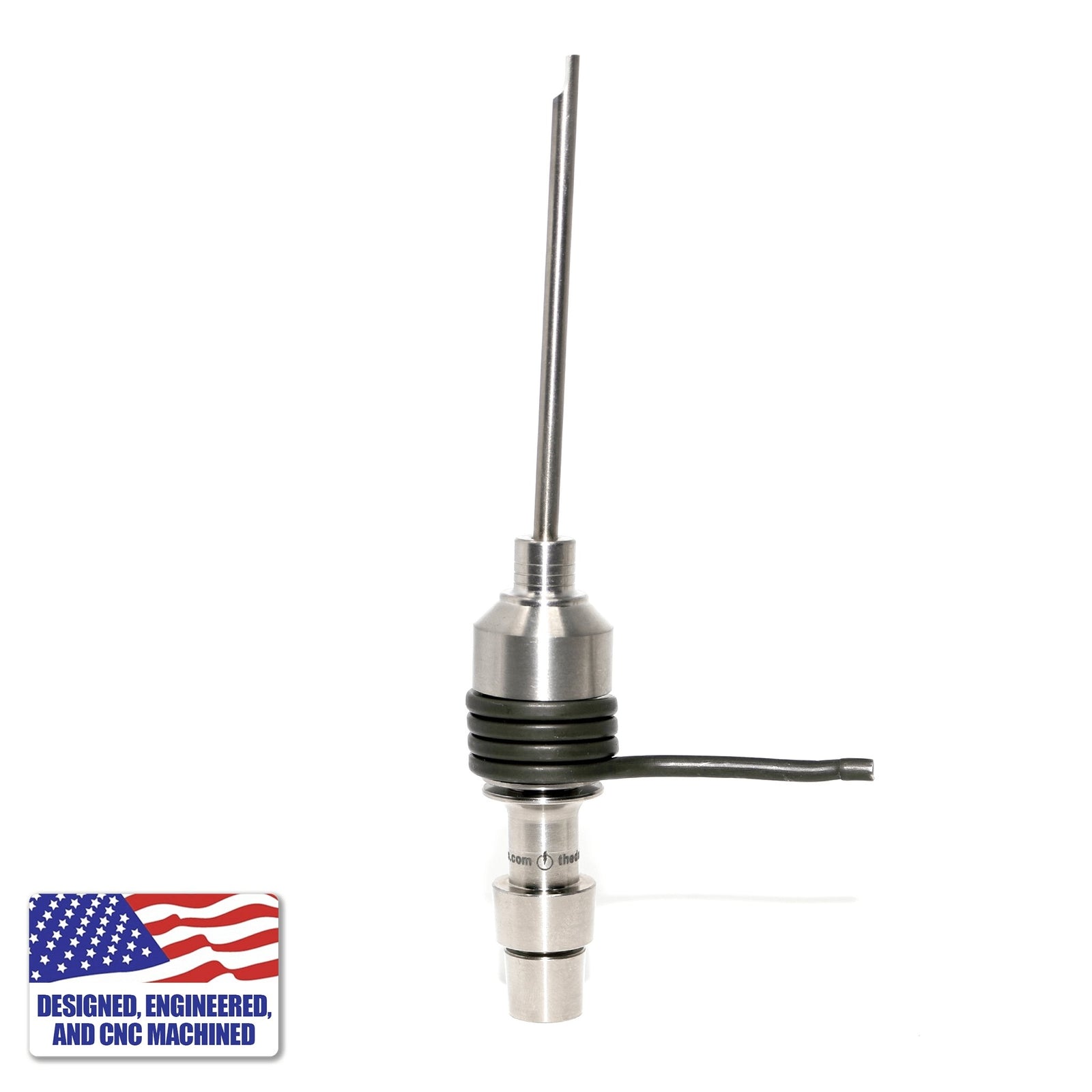 Titanium Dab Kit | 20mm Coil | 18mm/14mm Male Adapter | Profile View | DW