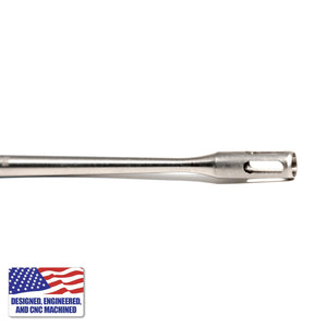Titanium Dab Stick - Claw Shovel | Horizontal Close Up View | Dabbing Warehouse