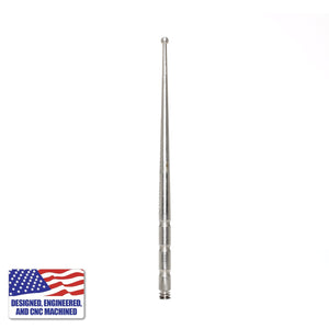 Titanium Dab Stick Set | Claw Shovel & Scoop Ball | Vertical Scoop Ball View | Dabbing Warehouse