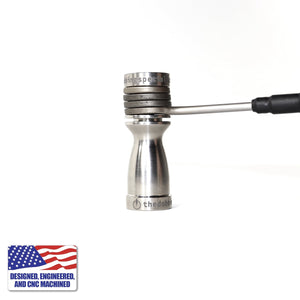Titanium Female Nail Body 18mm, 14mm | In Use View | Dabbing Warehouse