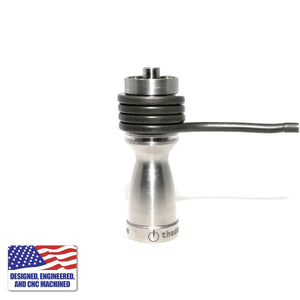 Titanium Nail for 20mm Coil | In Use View | Dabbing Warehouse