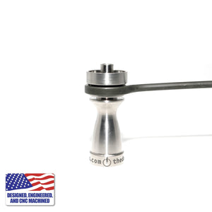 Titanium Nail for Flat Coil | In Use View | Dabbing Warehouse