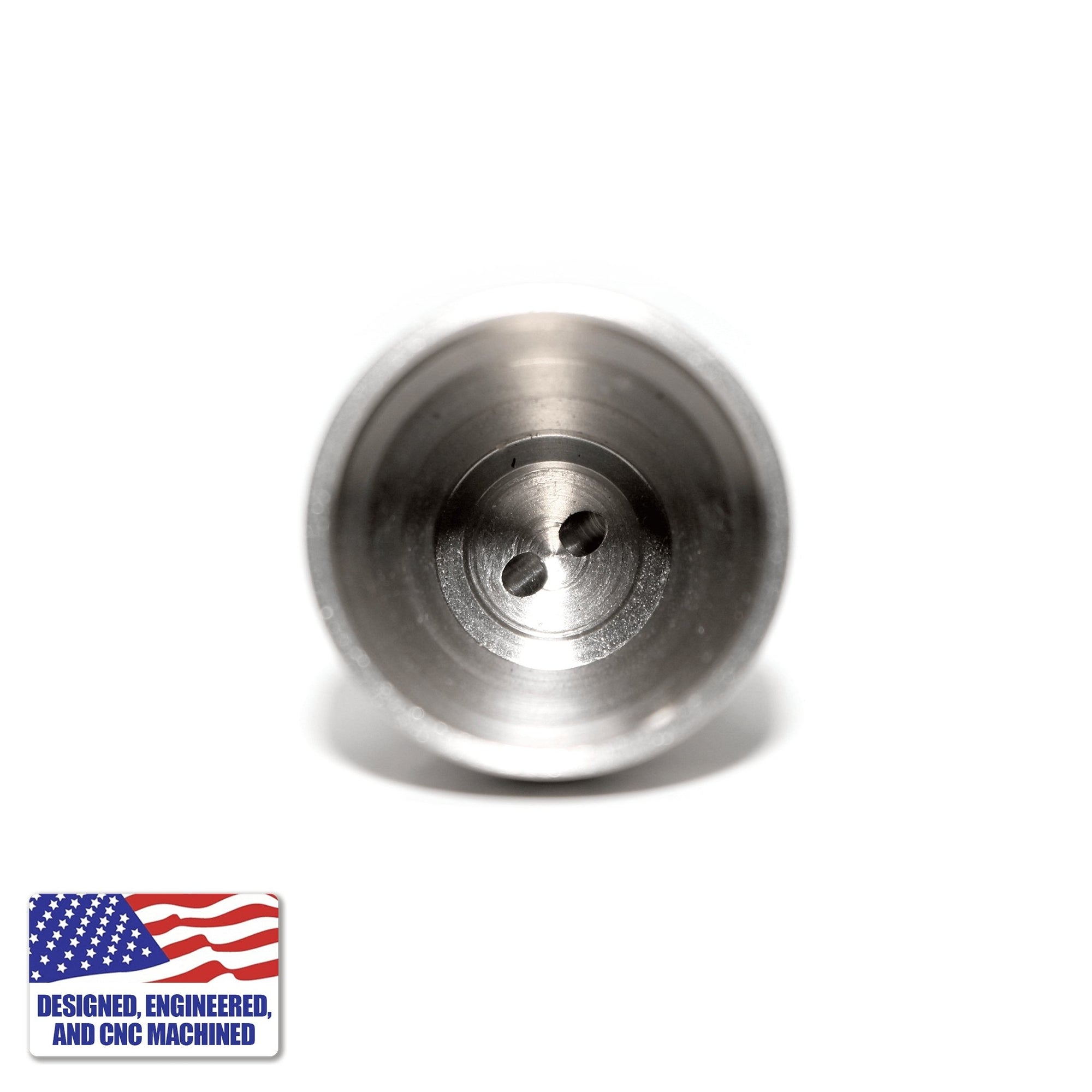 Titanium Universal 2-Hole Carb Cap | High Velocity | Complete Inner Cap View | Dabbing Warehouse