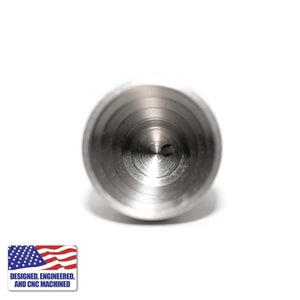 Titanium Universal Carb Cap 1-Hole Medium Velocity | Complete Inner Cap View | Dabbing Warehouse