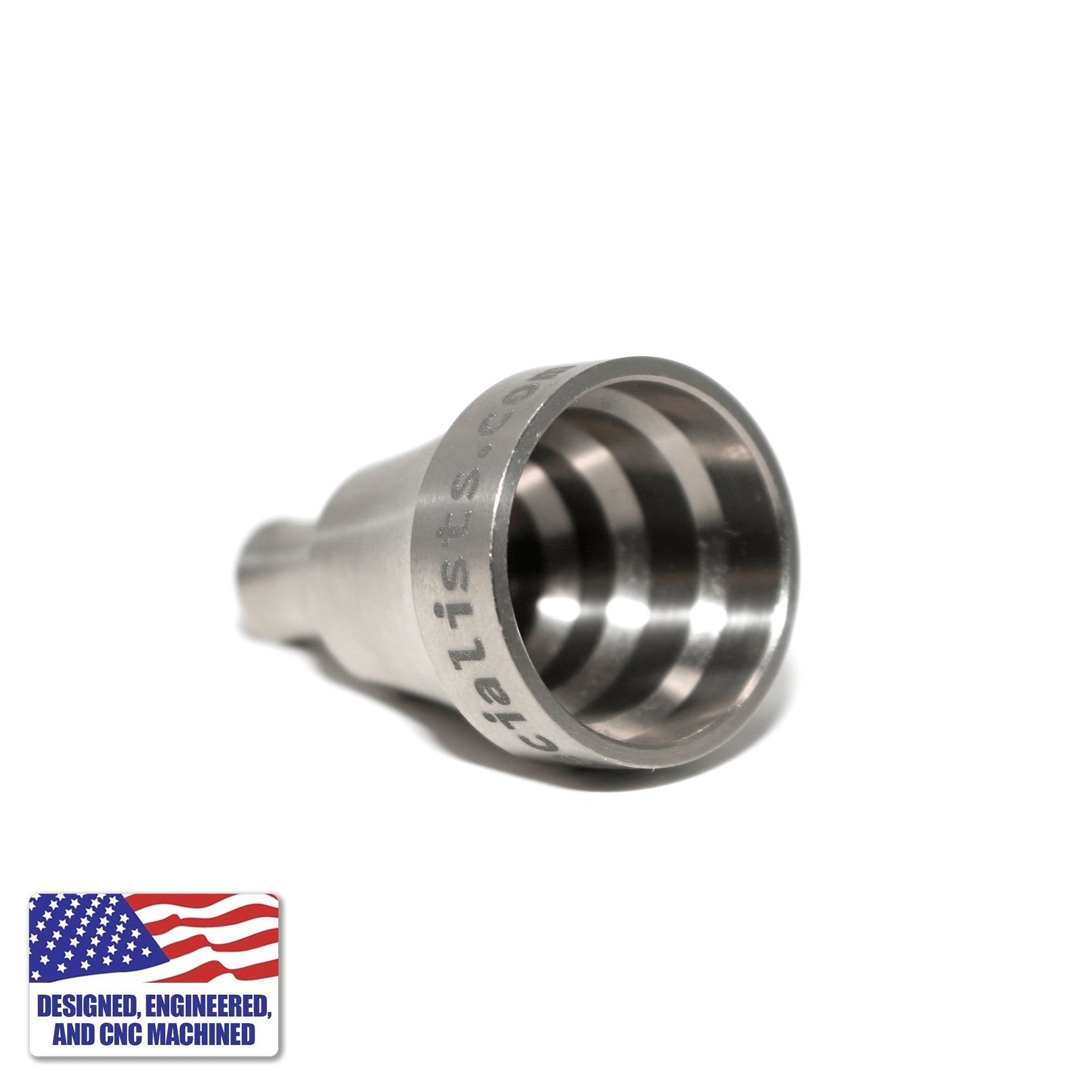 Titanium Universal Carb Cap 1-Hole Medium Velocity | Inner Cap View | Dabbing Warehouse