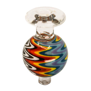 Trippy Bubble Carb Cap | Profile View | Dabbing Warehouse