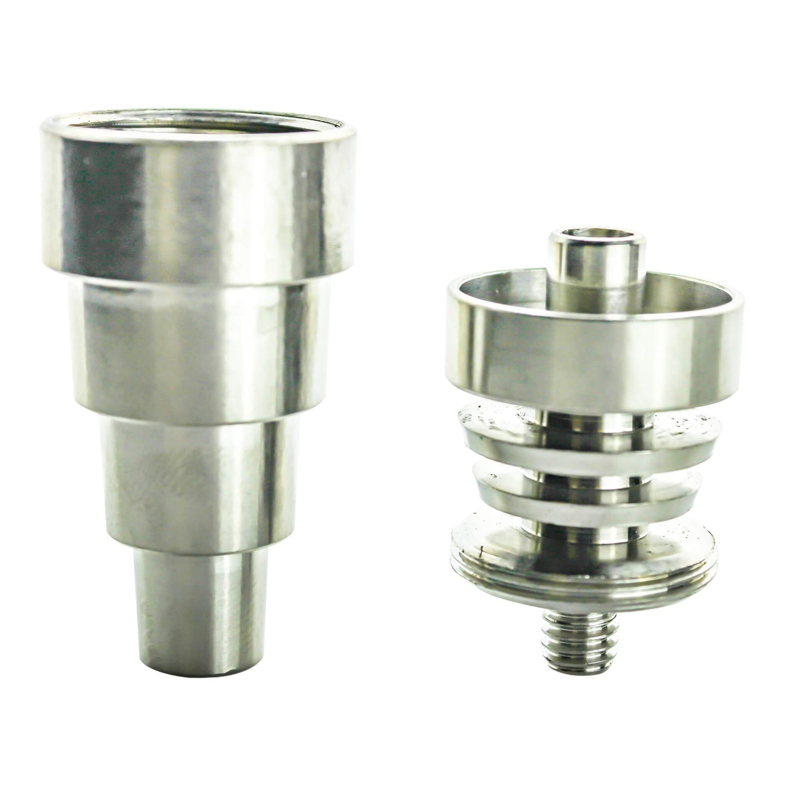 Universal Male/Female Titanium Nail | In Use Male View | Dabbing Warehouse